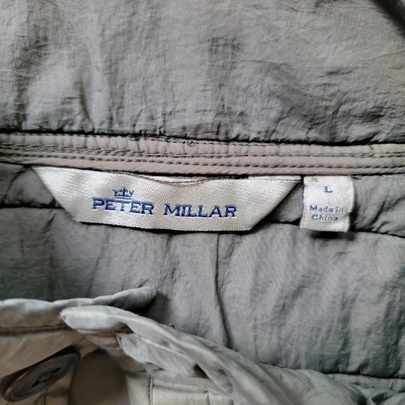 Peter Millar Crown Greenwich Vest – Lightweight Quilted Water-Resistant – Size L